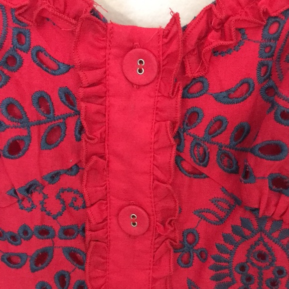 NEW Forever 21 Eyelet Dress. Medium - Picture 4 of 7